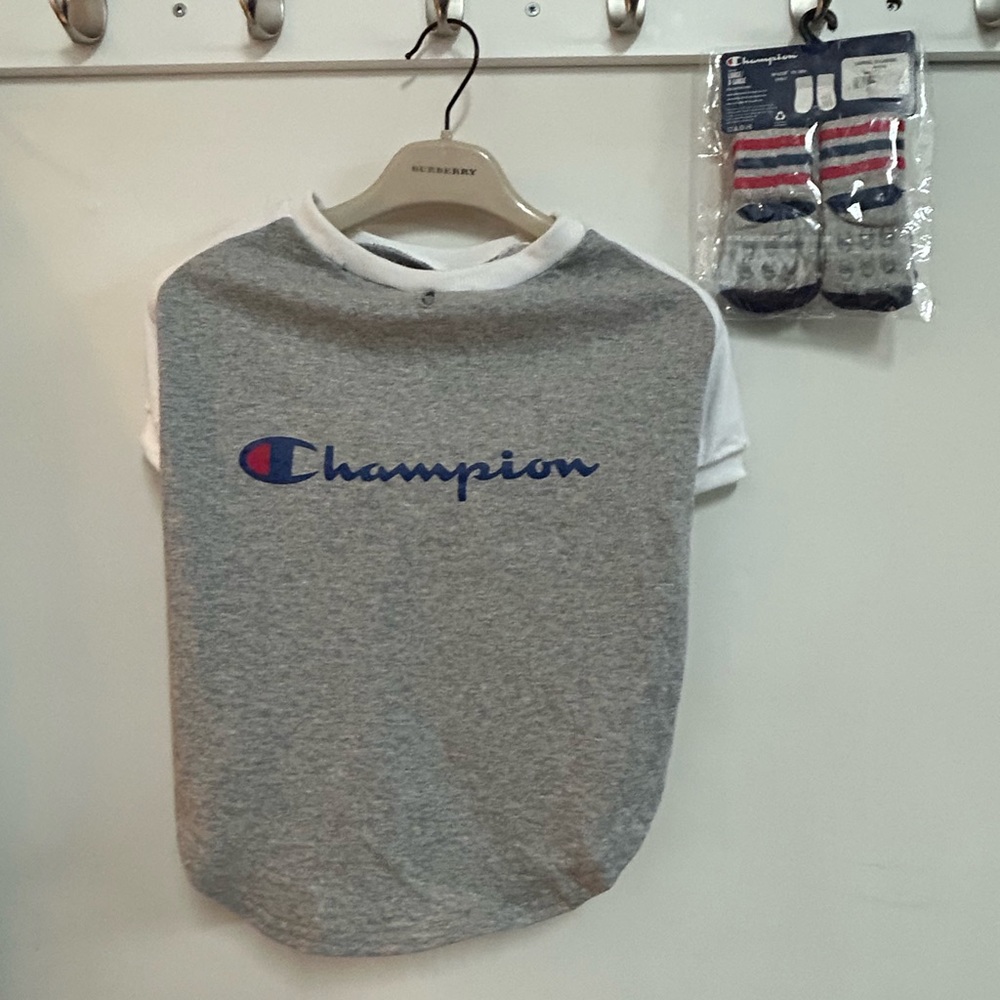 Champion Dog T-Shirt and Socks